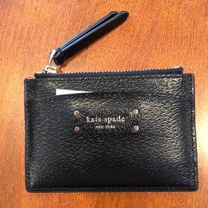 Kate Spade Jeanne Small Zip Leather Card Holder